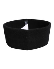 Dolce & Gabbana Black Cashmere Knitted Women Head Band Hat - Headbands