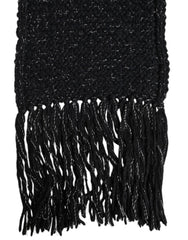 Dolce & Gabbana Black Cashmere Neck Warmer Wrap Shawl Scarf - Scarves & Shawls
