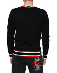 Dolce & Gabbana Black Cashmere Pig of the Year Pullover Sweater - IT44 | XS - Sweaters