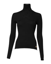Dolce & Gabbana Black Cashmere Turtleneck Knitted Blouse Top - IT42|M - Sweaters