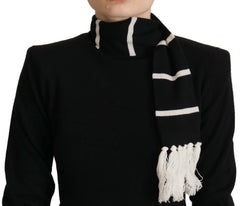 Dolce & Gabbana Black Cashmere Turtleneck Pullover Sweater - IT38|XS - Sweaters