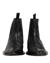 Dolce & Gabbana Black Chelsea Men Short Ankle Boots Shoes - EU44/US11
