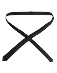Dolce & Gabbana Black Circles Silk Adjustable Necktie Tie - Neckties