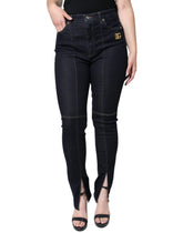 Dolce & Gabbana Black Cotton Blend Skinny Denim Jeans - IT46|XL - Jeans