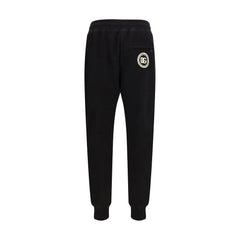 Dolce & Gabbana Μαύρο βαμβακερό παντελόνι casual - IT46 | S