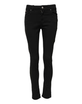 Dolce & Gabbana Black Cotton Casual Skinny Denim Jeans - IT36|XXS