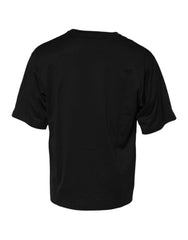 Dolce & Gabbana Black Cotton Crew Neck Short Sleeves T-shirt - IT50 | L - T-Shirts