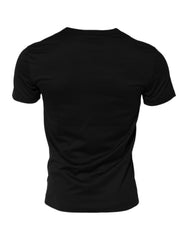 Dolce & Gabbana Black Cotton Crewneck Short Sleeves T-shirt - IT44 | XS - T-Shirts
