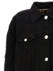 Chaqueta vaquera de algodón negro Dolce & Gabbana - IT42