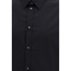 Dolce & Gabbana Black Cotton Dress Shirt