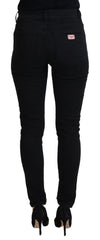 Dolce & Gabbana Black Cotton High Waist Casual Denim Jeans - IT38 | XS - Jeans
