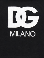 Dolce & Gabbana Black Cotton Hoodie