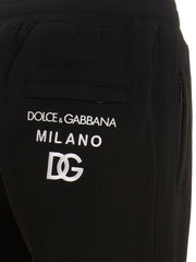 Dolce & Gabbana Black Cotton Joggers (Workout Pants) - IT56 | XL