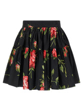 Dolce & Gabbana Zwarte Katoenen Lange Rok