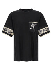 Dolce & Gabbana Black Cotton Long Sleeve T-Shirt