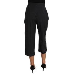 Dolce & Gabbana Black Cotton Pants - IT42