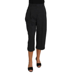 Dolce & Gabbana Black Cotton Pants - IT42