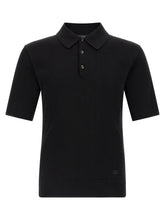 Dolce & Gabbana Black Cotton Polo Shirt
