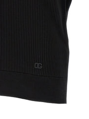 Dolce & Gabbana Black Cotton Polo Shirt