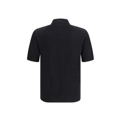 Dolce & Gabbana Black Cotton Polo Shirt - IT48 | M