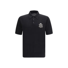 Dolce & Gabbana Black Cotton Polo Shirt - IT48 | M
