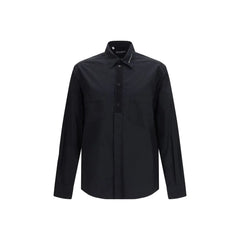 Dolce & Gabbana Schwarzes Baumwollhemd