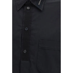 Dolce & Gabbana Schwarzes Baumwollhemd