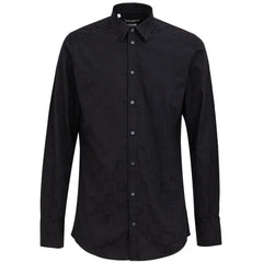 Dolce & Gabbana Black Cotton Shirt - IT39 | M - Shirts