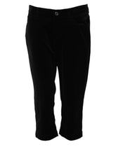 Dolce & Gabbana Black Cotton Skinny Capri Cropped Denim Jeans - IT42|M - Jeans