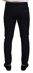 Dolce & Gabbana Black Cotton Skinny Casual Denim Jeans - IT48 | M - Jeans