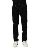 Dolce & Gabbana Black Cotton Skinny Denim Jeans - IT44 | XS