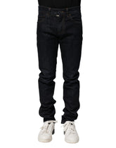 Dolce & Gabbana Black Cotton Skinny Denim Men Jeans - IT46 | S - Jeans