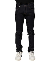 Dolce & Gabbana Black Cotton Skinny Men Denim Jeans - IT44 | XS - Jeans