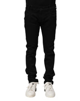 Dolce & Gabbana Black Cotton Skinny Men Denim Jeans - IT46 | S - Jeans