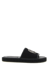 Dolce & Gabbana Black Cotton Slides - EU 41 | US 8