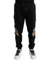 Dolce & Gabbana Black Cotton Slim Stretch Jogger Pants - IT54 | XL - Joggers