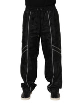 Dolce & Gabbana Black Cotton Straight Jogger Sweatpants Pants - IT48 | M - Joggers