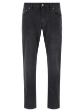 Dolce & Gabbana Black Cotton Straight-Leg Jeans