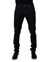 Dolce & Gabbana Black Cotton Stretch Men Skinny Denim Jeans - IT52 | XL - Jeans