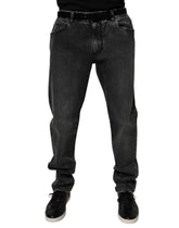 Dolce & Gabbana Black Cotton Stretch Skinny Men Denim Jeans - IT56 | XXL - Jeans