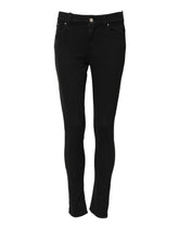 Dolce & Gabbana Black Cotton Stretch Slim Fit Denim Jeans - IT36|XXS - Jeans
