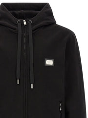 Dolce & Gabbana Black Cotton Sweatshirt