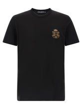 Dolce & Gabbana Black Cotton T-Shirt