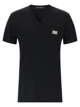 Dolce & Gabbana Black Cotton T-Shirt - IT46 | S