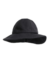Dolce & Gabbana Black Cotton Wide Brim Bucket Hat - 57 cm|S - Bucket Hats