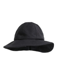 Dolce & Gabbana Black Cotton Wide Brim Bucket Hat - 57 cm|S - Bucket Hats
