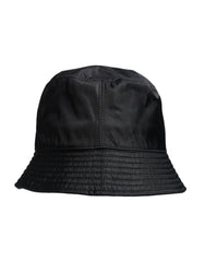 Dolce & Gabbana Black Cotton Wide Brim Bucket Hat - Bucket Hats