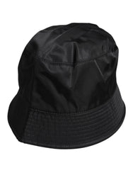 Dolce & Gabbana Black Cotton Wide Brim Bucket Hat - Bucket Hats