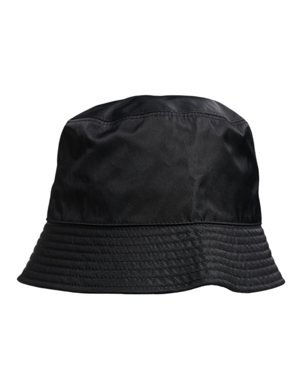 Dolce & Gabbana Black Cotton Wide Brim Bucket Hat - Bucket Hats