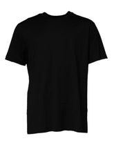 Dolce & Gabbana Black Crew Neck Short Sleeve T-shirt - IT58 | 3XL - T-Shirts